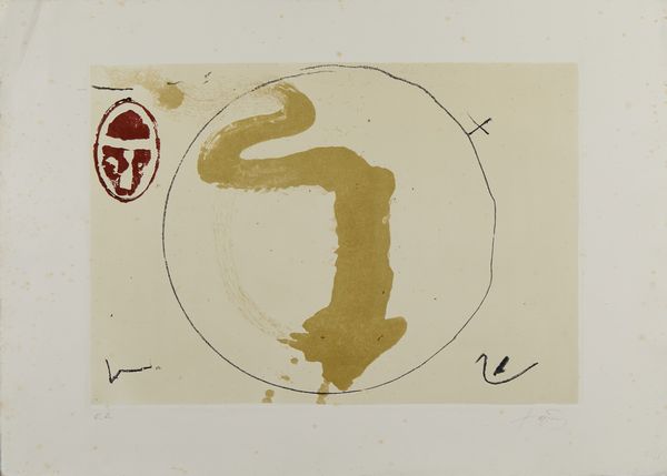 TAPIES ANTONI' (1923 - 2012) : Senza titolo.  - Asta Asta 399 | GRAFICA MODERNA, FOTOGRAFIA E MULTIPLI D'AUTORE Online - Associazione Nazionale - Case d'Asta italiane