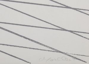 MORELLET FRANCOIS (n. 1926) : Senza titolo.  - Asta Asta 399 | GRAFICA MODERNA, FOTOGRAFIA E MULTIPLI D'AUTORE Online - Associazione Nazionale - Case d'Asta italiane