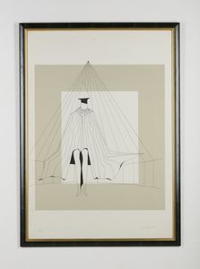 LYNN CHADWICK (1914 - 2003) : One standing figure.  - Asta Asta 399 | GRAFICA MODERNA, FOTOGRAFIA E MULTIPLI D'AUTORE Online - Associazione Nazionale - Case d'Asta italiane