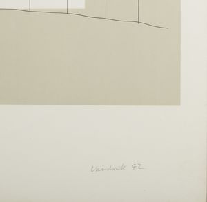 LYNN CHADWICK (1914 - 2003) : One standing figure.  - Asta Asta 399 | GRAFICA MODERNA, FOTOGRAFIA E MULTIPLI D'AUTORE Online - Associazione Nazionale - Case d'Asta italiane