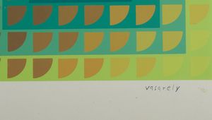 VASARELY VICTOR (1906 - 1997) : Senza titolo.  - Asta Asta 399 | GRAFICA MODERNA, FOTOGRAFIA E MULTIPLI D'AUTORE Online - Associazione Nazionale - Case d'Asta italiane