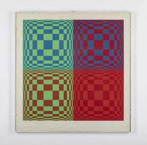 LANDI EDOARDO (n. 1937) : S. O. 64.  - Asta Asta 399 | GRAFICA MODERNA, FOTOGRAFIA E MULTIPLI D'AUTORE Online - Associazione Nazionale - Case d'Asta italiane