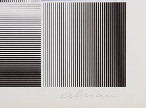 ALVIANI GETULIO (n. 1939) : Testura grafica inclinazione ottica.  - Asta Asta 399 | GRAFICA MODERNA, FOTOGRAFIA E MULTIPLI D'AUTORE Online - Associazione Nazionale - Case d'Asta italiane