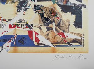 ROTELLA MIMMO (1918 - 2006) : La magnifica preda.  - Asta Asta 399 | GRAFICA MODERNA, FOTOGRAFIA E MULTIPLI D'AUTORE Online - Associazione Nazionale - Case d'Asta italiane