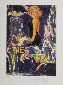 ROTELLA MIMMO (1918 - 2006) : Bellezza eterna.  - Asta Asta 399 | GRAFICA MODERNA, FOTOGRAFIA E MULTIPLI D'AUTORE Online - Associazione Nazionale - Case d'Asta italiane