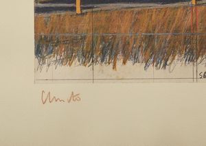 CHRISTO' (n. 1935) & JEANNE-CLAUDE (1935 - 2009) : The Gates, N.Y. 1996.  - Asta Asta 399 | GRAFICA MODERNA, FOTOGRAFIA E MULTIPLI D'AUTORE Online - Associazione Nazionale - Case d'Asta italiane