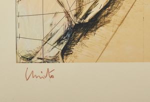 CHRISTO' (n. 1935) & JEANNE-CLAUDE (1935 - 2009) : Wrapped trees, Paris, 1969.  - Asta Asta 399 | GRAFICA MODERNA, FOTOGRAFIA E MULTIPLI D'AUTORE Online - Associazione Nazionale - Case d'Asta italiane