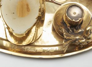 SPOERRI DANIEL (n. 1930) : L'heure bleue.  - Asta Asta 399 | GRAFICA MODERNA, FOTOGRAFIA E MULTIPLI D'AUTORE Online - Associazione Nazionale - Case d'Asta italiane