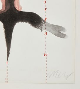 MERZ MARIO (1925 - 2003) : Dalla serie le nuove muse: Melpomene.  - Asta Asta 399 | GRAFICA MODERNA, FOTOGRAFIA E MULTIPLI D'AUTORE Online - Associazione Nazionale - Case d'Asta italiane