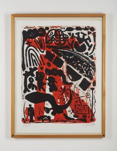 PENCK A.R. (n. 1939) : Homage to Beuys.  - Asta Asta 399 | GRAFICA MODERNA, FOTOGRAFIA E MULTIPLI D'AUTORE Online - Associazione Nazionale - Case d'Asta italiane