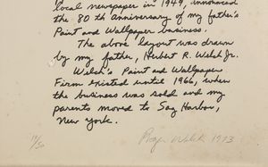 WELCH ROGER (n. 1946) : Senza titolo.  - Asta Asta 399 | GRAFICA MODERNA, FOTOGRAFIA E MULTIPLI D'AUTORE Online - Associazione Nazionale - Case d'Asta italiane