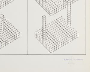 SUPERSTUDIO : Istogrammi d'architettura.  - Asta Asta 399 | GRAFICA MODERNA, FOTOGRAFIA E MULTIPLI D'AUTORE Online - Associazione Nazionale - Case d'Asta italiane