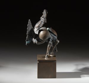 ARNOLDI NAG (n. 1928) : Cavallo alato.  - Asta Asta 399 | GRAFICA MODERNA, FOTOGRAFIA E MULTIPLI D'AUTORE Online - Associazione Nazionale - Case d'Asta italiane