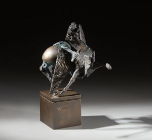 ARNOLDI NAG (n. 1928) : Cavallo alato.  - Asta Asta 399 | GRAFICA MODERNA, FOTOGRAFIA E MULTIPLI D'AUTORE Online - Associazione Nazionale - Case d'Asta italiane