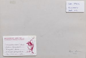 CUSIMANO MARIO : Lotto composto da n. 6 fotografie. Ascolta uomo.  - Asta Asta 399 | GRAFICA MODERNA, FOTOGRAFIA E MULTIPLI D'AUTORE Online - Associazione Nazionale - Case d'Asta italiane