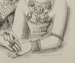 CAMPIGLI  MASSIMO (1895 - 1971) : Le principesse.  - Asta Asta 399 | GRAFICA MODERNA, FOTOGRAFIA E MULTIPLI D'AUTORE Online - Associazione Nazionale - Case d'Asta italiane