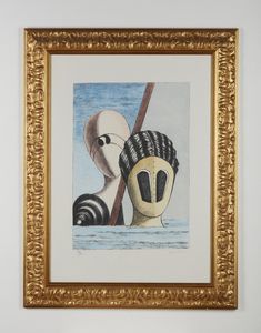 DE CHIRICO GIORGIO (1888 - 1978) : Le maschere.  - Asta Asta 399 | GRAFICA MODERNA, FOTOGRAFIA E MULTIPLI D'AUTORE Online - Associazione Nazionale - Case d'Asta italiane