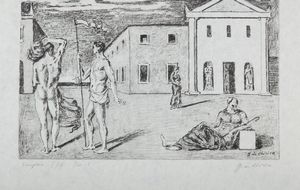 DE CHIRICO GIORGIO (1888 - 1978) : Sei litografie.  - Asta Asta 399 | GRAFICA MODERNA, FOTOGRAFIA E MULTIPLI D'AUTORE Online - Associazione Nazionale - Case d'Asta italiane
