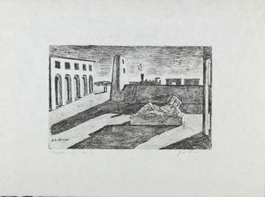 DE CHIRICO GIORGIO (1888 - 1978) : Sei litografie.  - Asta Asta 399 | GRAFICA MODERNA, FOTOGRAFIA E MULTIPLI D'AUTORE Online - Associazione Nazionale - Case d'Asta italiane