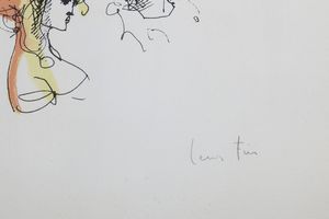 FINI LEONOR (1908 - 1996) : Senza titolo.  - Asta Asta 399 | GRAFICA MODERNA, FOTOGRAFIA E MULTIPLI D'AUTORE Online - Associazione Nazionale - Case d'Asta italiane