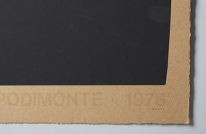 BURRI ALBERTO (1915 - 1995) : Museo di Capodimonte.  - Asta Asta 399 | GRAFICA MODERNA, FOTOGRAFIA E MULTIPLI D'AUTORE Online - Associazione Nazionale - Case d'Asta italiane