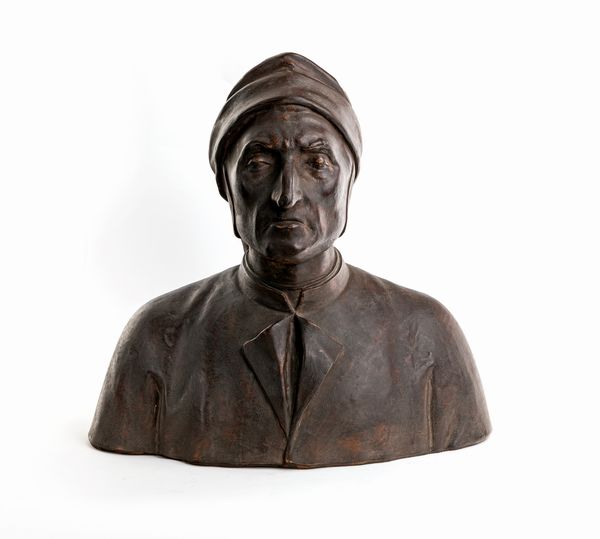 Busto di Dante Alighieri, XIX secolo  - Asta Antiquariato - Mobili, Tappeti, Sculture e Oggetti d'Arte - Associazione Nazionale - Case d'Asta italiane