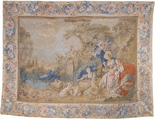 Arazzo meccanico, edizioni d'arte di Rambouillet, Francia, XX secolo  - Asta Antiquariato - Mobili, Tappeti, Sculture e Oggetti d'Arte - Associazione Nazionale - Case d'Asta italiane