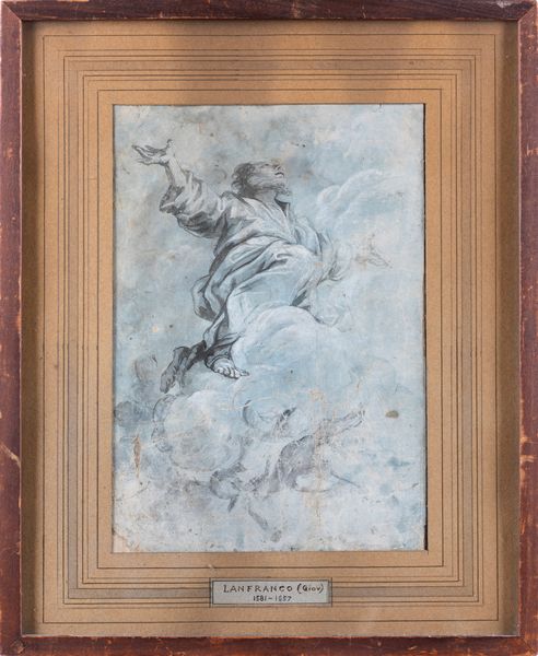 PITTORE EMILIANO DEL XVIII SECOLO : Figura di profeta  - Asta Dipinti Antichi e del XIX Secolo - Associazione Nazionale - Case d'Asta italiane