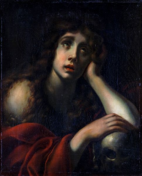 Scuola Toscana del XVIII sec. : Maddalena penitente  - Asta Dipinti Antichi e del XIX Secolo - Associazione Nazionale - Case d'Asta italiane