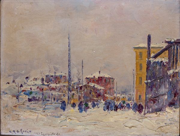 Giovan Battista De Socio : Veduta di Campobasso  - Asta Dipinti Antichi e del XIX Secolo - Associazione Nazionale - Case d'Asta italiane