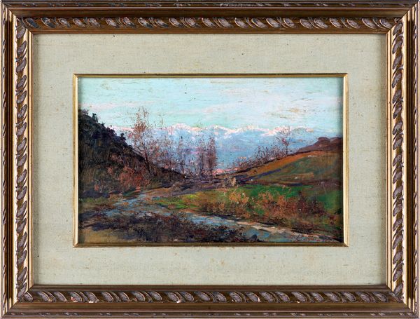 Ferruccio Rontini : Paesaggio del Mugello  - Asta Dipinti Antichi e del XIX Secolo - Associazione Nazionale - Case d'Asta italiane