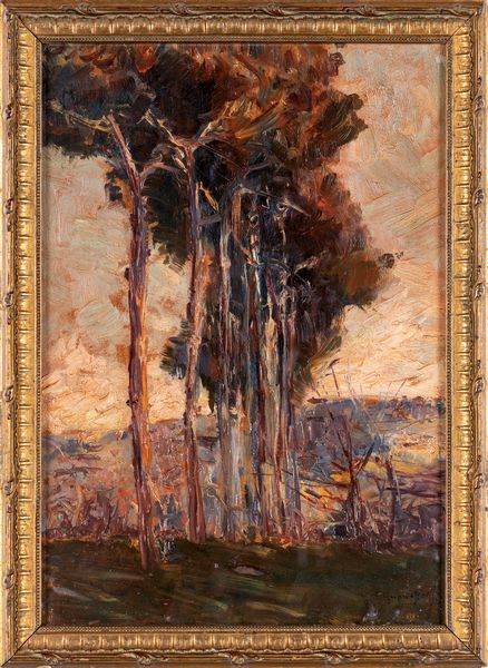 Ezechiele Guardascione : La pineta  - Asta Dipinti Antichi e del XIX Secolo - Associazione Nazionale - Case d'Asta italiane