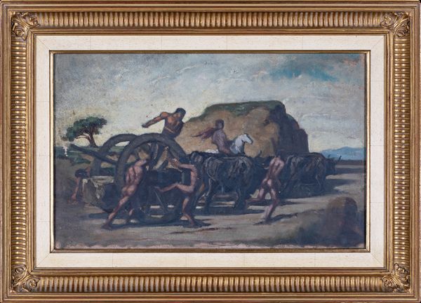 Alexandre-Gabriel Decamps, Attribuito a : Scena agreste  - Asta Dipinti Antichi e del XIX Secolo - Associazione Nazionale - Case d'Asta italiane