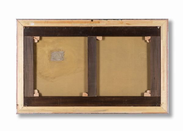 Giorgio Belloni : Paesaggio lacustre  - Asta Dipinti Antichi e del XIX Secolo - Associazione Nazionale - Case d'Asta italiane