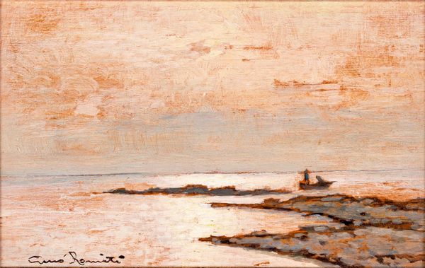 Gino Romiti : Marina  - Asta Dipinti Antichi e del XIX Secolo - Associazione Nazionale - Case d'Asta italiane