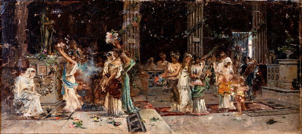 Antonio María Reyna Manescau : Divin Dea Flora  - Asta Dipinti Antichi e del XIX Secolo - Associazione Nazionale - Case d'Asta italiane