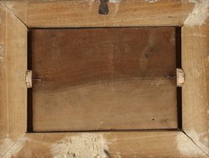 SCUOLA LOMBARDA DEL XVII SECOLO : Coppia di tele con figure a mezzo busto  - Asta Dipinti Antichi e del XIX Secolo - Associazione Nazionale - Case d'Asta italiane