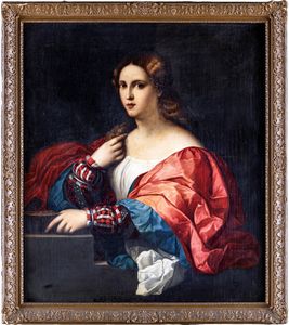 Scuola veneta del XVIII secolo - Ritratto di donna detta La Bella