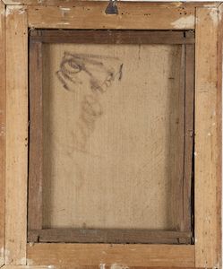 PITTORE DEL XIX SECOLO : Coppia di dipinti con i ritratti di Antonio Canova e Gian Lorenzo Bernini  - Asta Dipinti Antichi e del XIX Secolo - Associazione Nazionale - Case d'Asta italiane