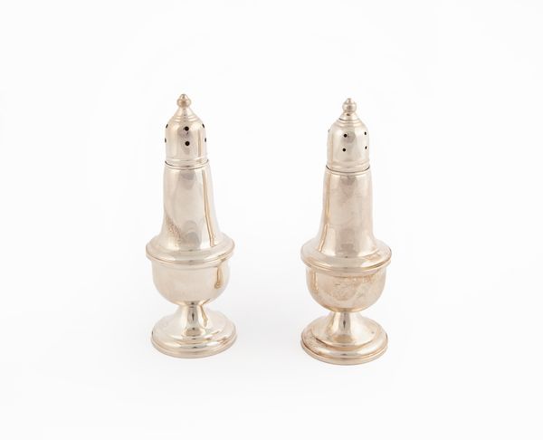 Coppia di saliere in vetro e lamina d'argento  - Asta Argenti Antichi e da Collezione - Associazione Nazionale - Case d'Asta italiane