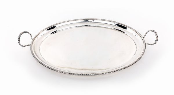 Vassoio ovale con manici  - Asta Argenti Antichi e da Collezione - Associazione Nazionale - Case d'Asta italiane