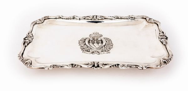 Salver in argento 925/1000, argentiere Giuseppe Arzilli  - Asta Argenti Antichi e da Collezione - Associazione Nazionale - Case d'Asta italiane