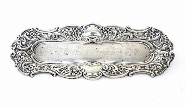 Vassoietto portapenne in argento  - Asta Argenti Antichi e da Collezione - Associazione Nazionale - Case d'Asta italiane