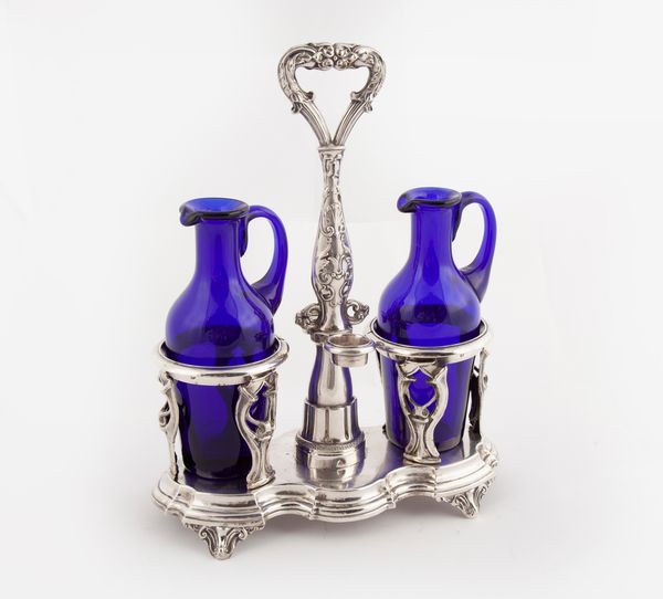 Oliera in argento, Regno di Sardegna, 1830 ca., argentiere F.C.  - Asta Argenti Antichi e da Collezione - Associazione Nazionale - Case d'Asta italiane