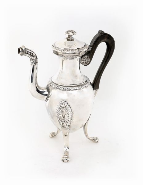 Caffettiera in argento 950/1000, Parigi, 1818 - 1838, argentiere Jean Francois Veyrat (attivo dal 1831 al 1840)  - Asta Argenti Antichi e da Collezione - Associazione Nazionale - Case d'Asta italiane
