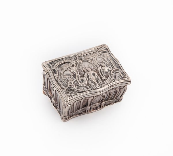 Tabacchiera rettangolare in argento 800, Germania  - Asta Argenti Antichi e da Collezione - Associazione Nazionale - Case d'Asta italiane