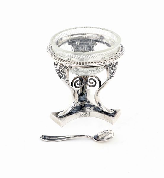 Saliera in argento, nord Europa (?)  - Asta Argenti Antichi e da Collezione - Associazione Nazionale - Case d'Asta italiane