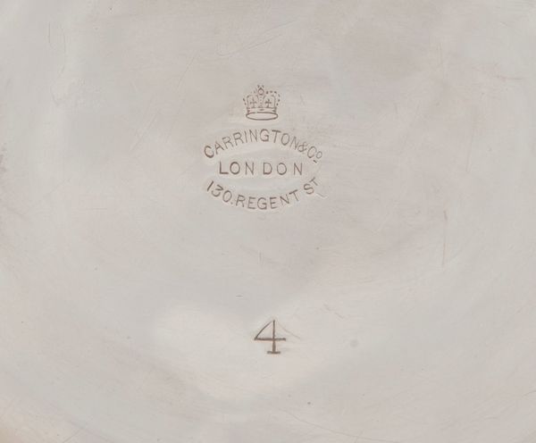Teiera in argento 925, Londra, 1900, argentiere John Bodman Carrington  - Asta Argenti Antichi e da Collezione - Associazione Nazionale - Case d'Asta italiane