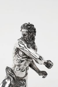 Scultura in argento raffigurante Caronte  - Asta Argenti Antichi e da Collezione - Associazione Nazionale - Case d'Asta italiane