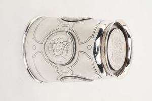 Bicchiere in argento, Germania XIX secolo, argentiere Lameyer  - Asta Argenti Antichi e da Collezione - Associazione Nazionale - Case d'Asta italiane